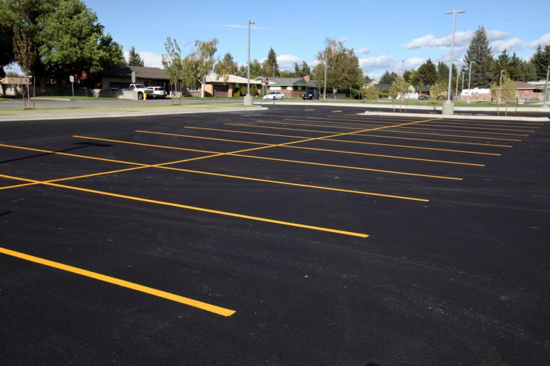Completed Parking Lot Sealing
